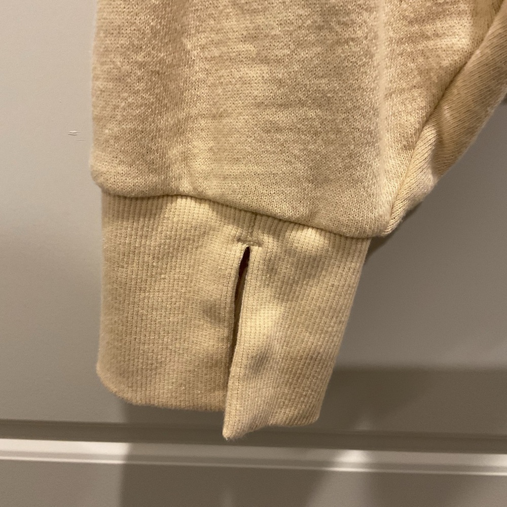 JoyLab Cream V-Neck Sweatshirt - Picture 3 of 4